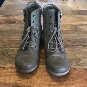 G by Guess combat boots